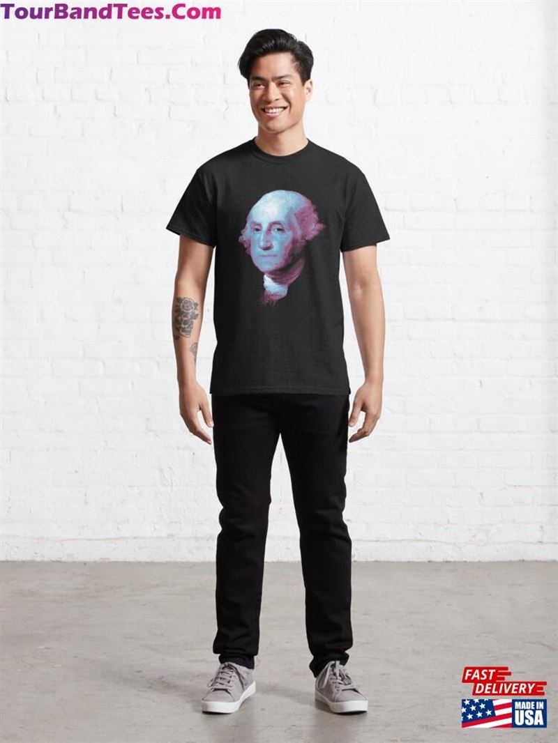 Portrait Of George Washington Classic T-Shirt Sweatshirt Hoodie 29Uf192207 – Utopia Fashion