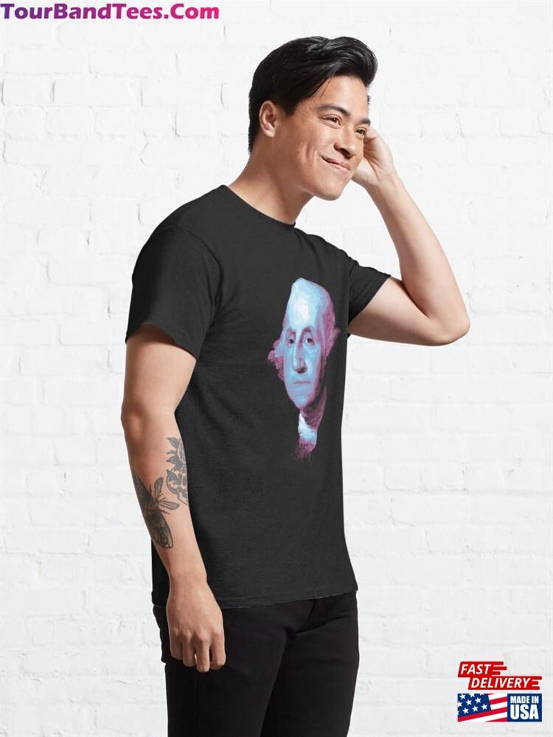 Portrait Of George Washington Classic T-Shirt Sweatshirt Hoodie 29Uf192207 – Utopia Fashion