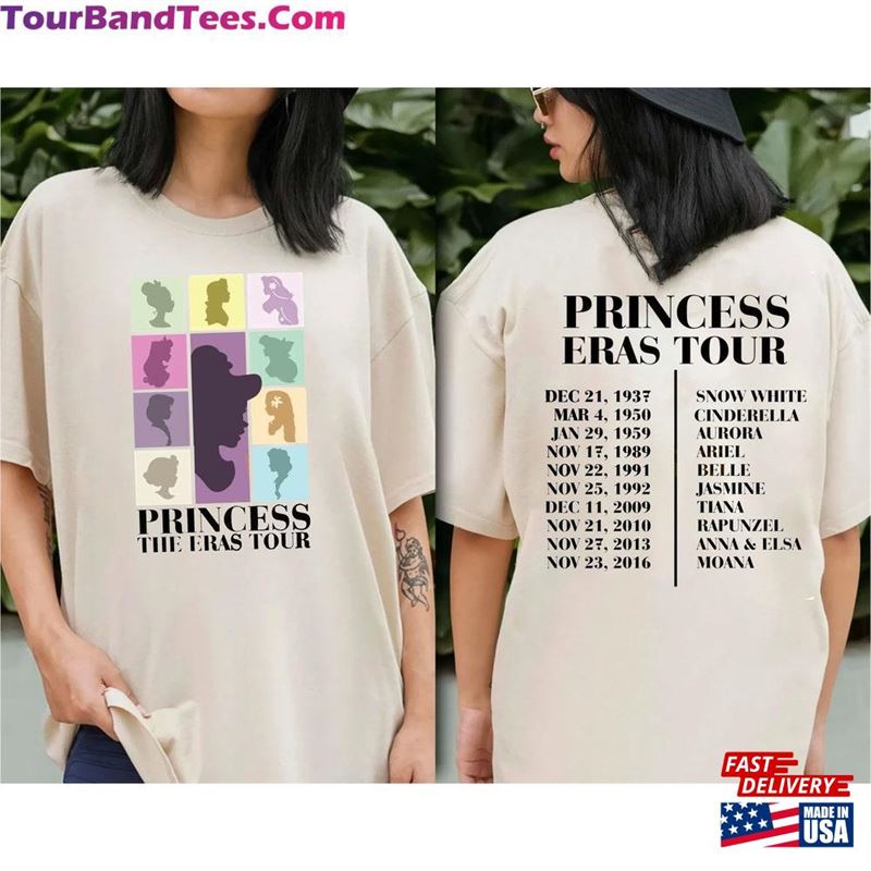 Princess The Eras Tour Shirt Disney Characters Sweatshirt Classic Unisex 29Uf201977 – Utopia Fashion