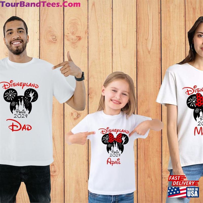 Printed Personalized Disneyland Paris T-Shirt Mickey Minnie Family Matching Unisex Adults’Kids Tee Top Sweatshirt 29Uf193626 – Utopia Fashion