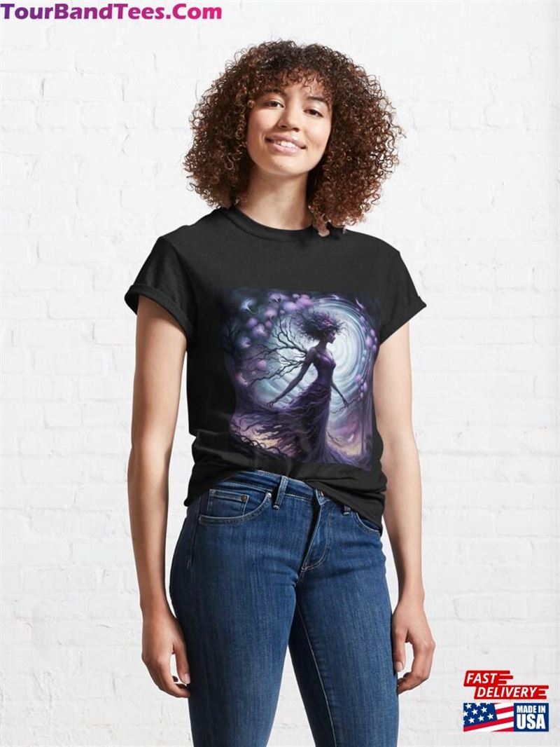 Purple Plume Fairy Through The Portal Classic T-Shirt Sweatshirt Hoodie 29Uf191508 – Utopia Fashion