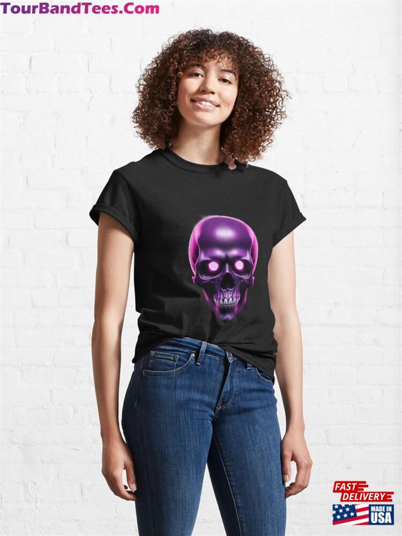 Purple Skull Classic T-Shirt Sweatshirt Hoodie 29Uf191849 – Utopia Fashion