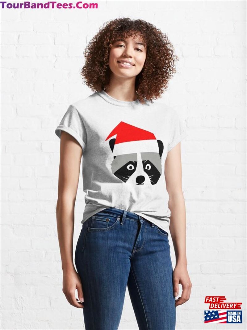 Raccon In Santa’S Hat Classic T-Shirt Sweatshirt 29Uf207010 – Utopia Fashion