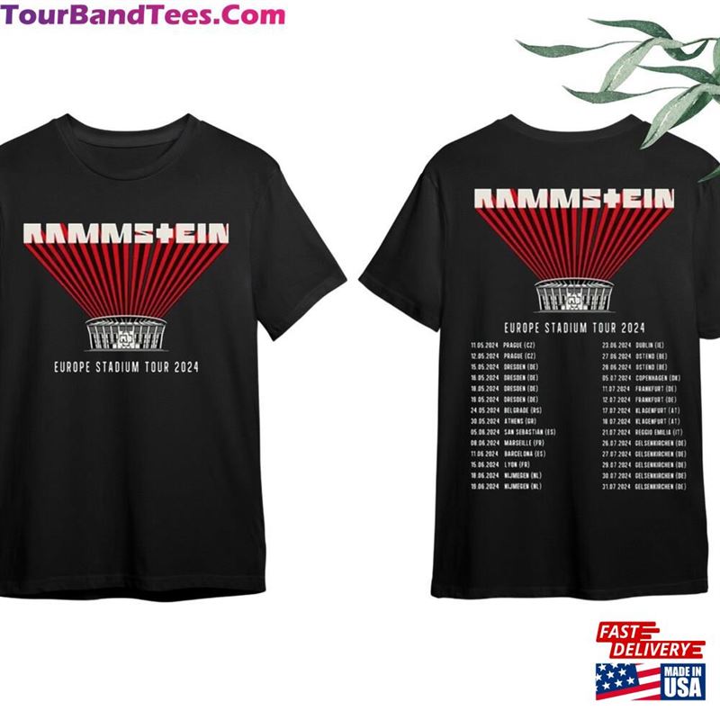 Rammstein Tour Shirt Unisex Classic 29Uf211559 – Utopia Fashion