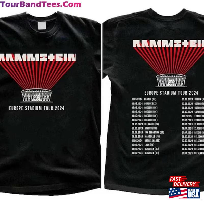 Rammstein Tour T-Shirt Unisex 29Uf206369 – Utopia Fashion