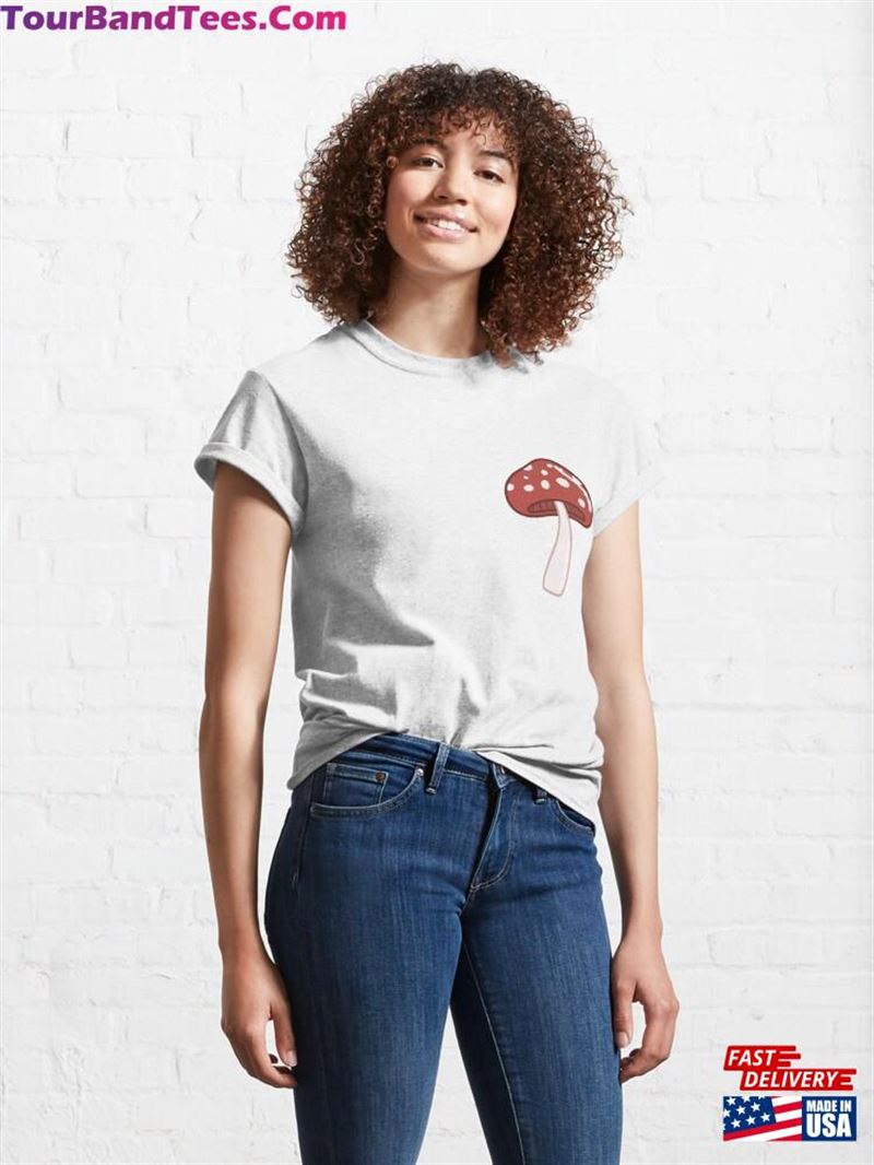 Red Mushroom Classic T-Shirt Unisex 29Uf211852 – Utopia Fashion