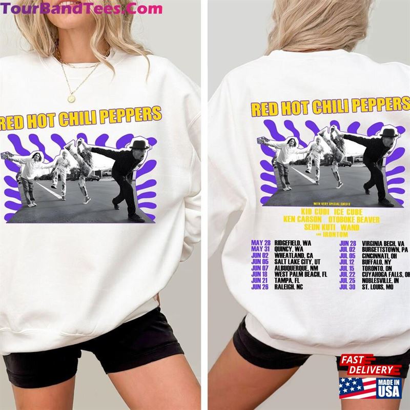 Red Not Chili Peppers Tour Shirt Hot Band Rhcp Merch Hoodie T-Shirt 29Uf201976 – Utopia Fashion