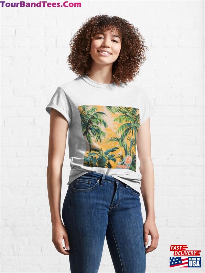 Relaxing In The Palms Classic T-Shirt Unisex 29Uf193425 – Utopia Fashion