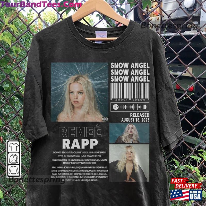 Renee Rapp Music Merch Shirt Snow Angel Album 90S Tee Hoodie T-Shirt 29Uf193832 – Utopia Fashion