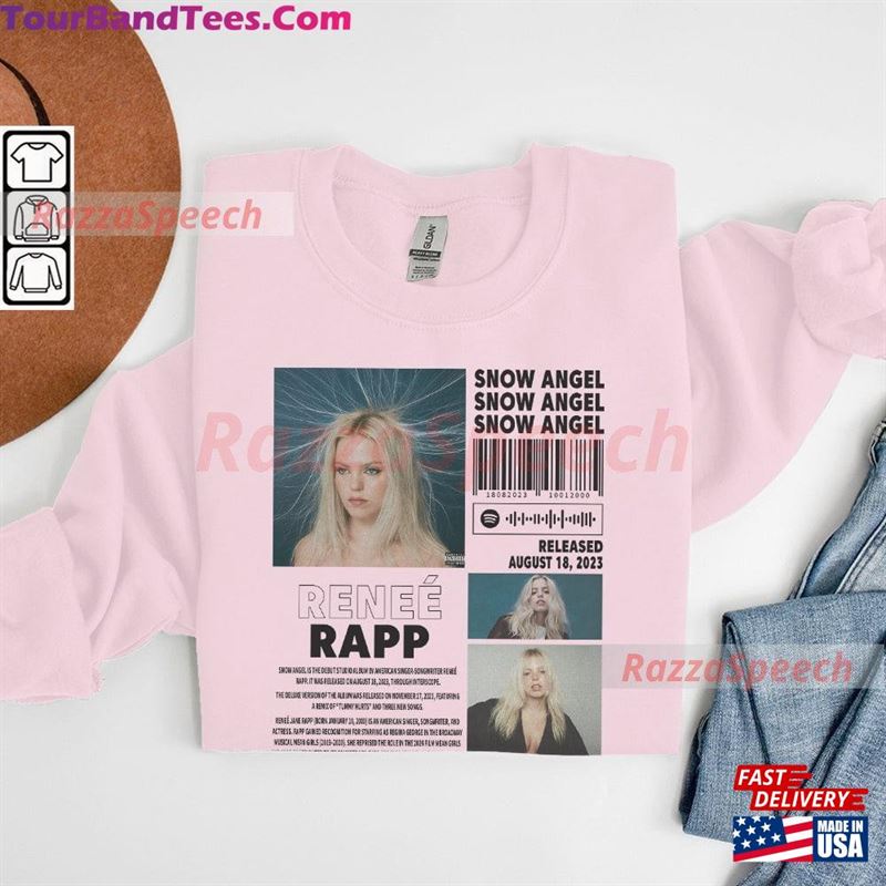 Renee Rapp Music Merch Shirt Snow Angel Album 90S Tee T-Shirt Hoodie 29Uf194137 – Utopia Fashion