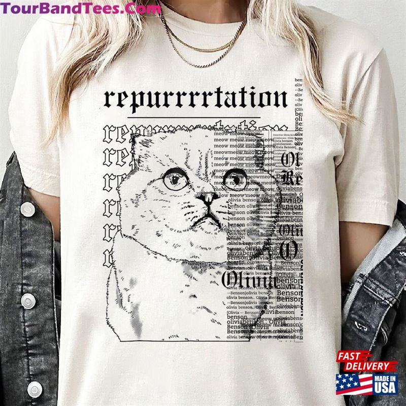 Repurrrrtation Cat Shirt Karma Is A Rep Unisex Sweatshirt 29Uf201554 – Utopia Fashion