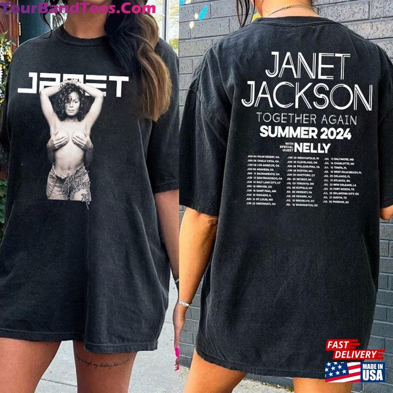 Retro Janet Jackson Together Again Tour Shirt Music Concert Unisex Sweatshirt 29Uf194238 – Utopia Fashion