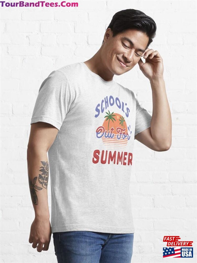 Retro Last Day Of School Schools Out For Summer Teacher Essential T-Shirt Unisex 29Uf194615 – Utopia Fashion