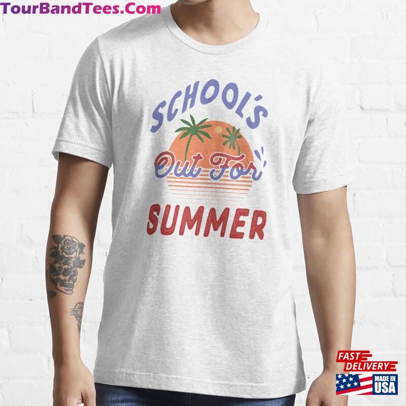 Retro Last Day Of School Schools Out For Summer Teacher Essential T-Shirt Unisex 29Uf194615 – Utopia Fashion