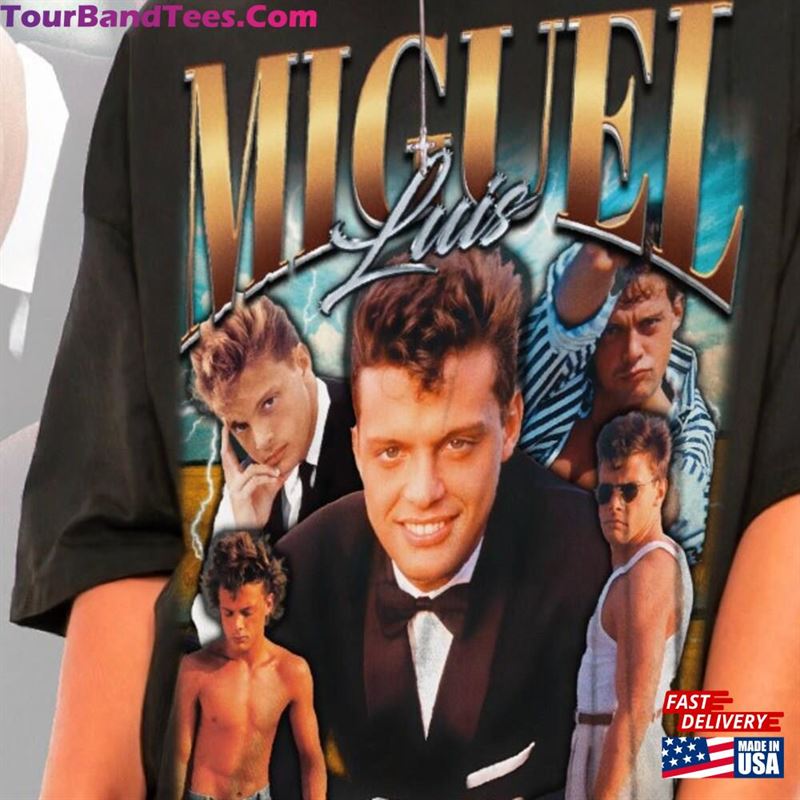 Retro Luis Miguel Shirt T-Shirt Classic Unisex 29Uf191693 – Utopia Fashion