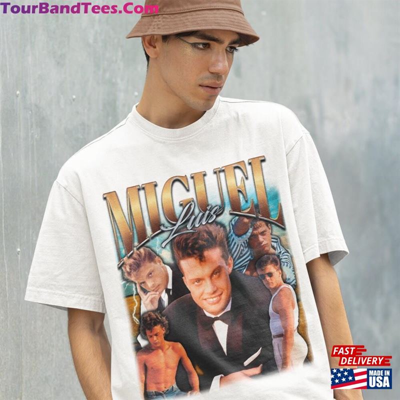 Retro Luis Miguel Shirt T-Shirt Classic Unisex 29Uf191693 – Utopia Fashion