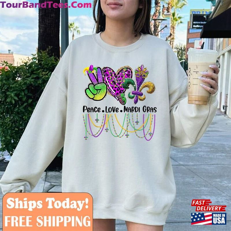 Retro Mardi Gras Sweatshirt Cute Long Sleeve Shirt Louisiana Parade Krewe Classic 29Uf211451 – Utopia Fashion