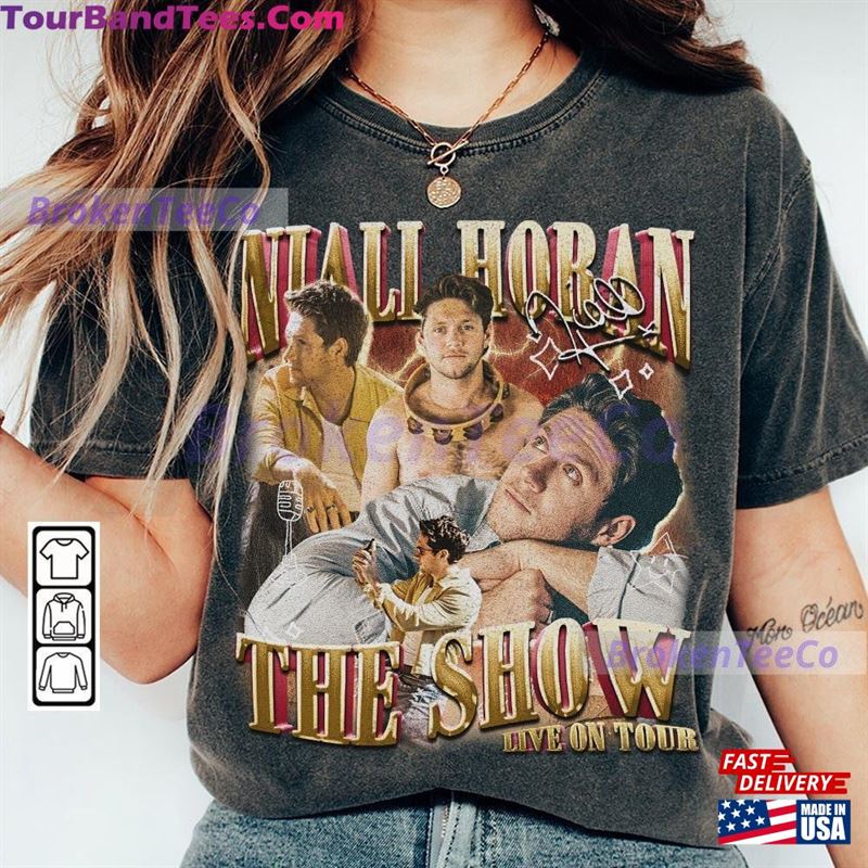 Retro Niall Horan The Show Live On Tour 90S Shirt Bootleg Music Art Graphic Sweatshirt Gift For Man And Woman 0901M Mlud Unisex T-Shirt 29Uf191896 – Utopia Fashion