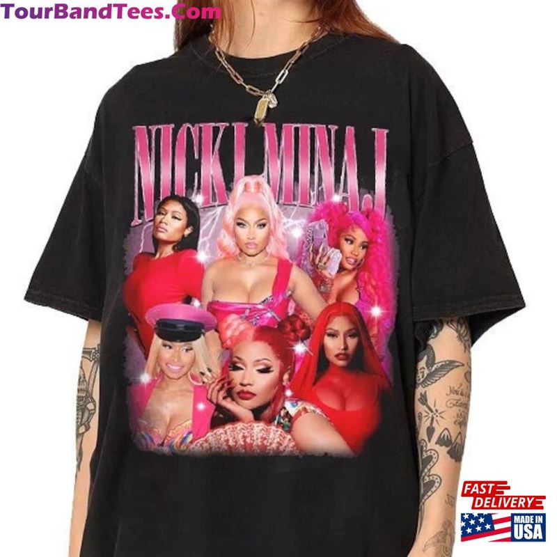 Retro Niicki Miinaj 90S Bootleg T-Shirt Pink Friday World Tour Sweatshirt Merch 29Uf193623 – Utopia Fashion