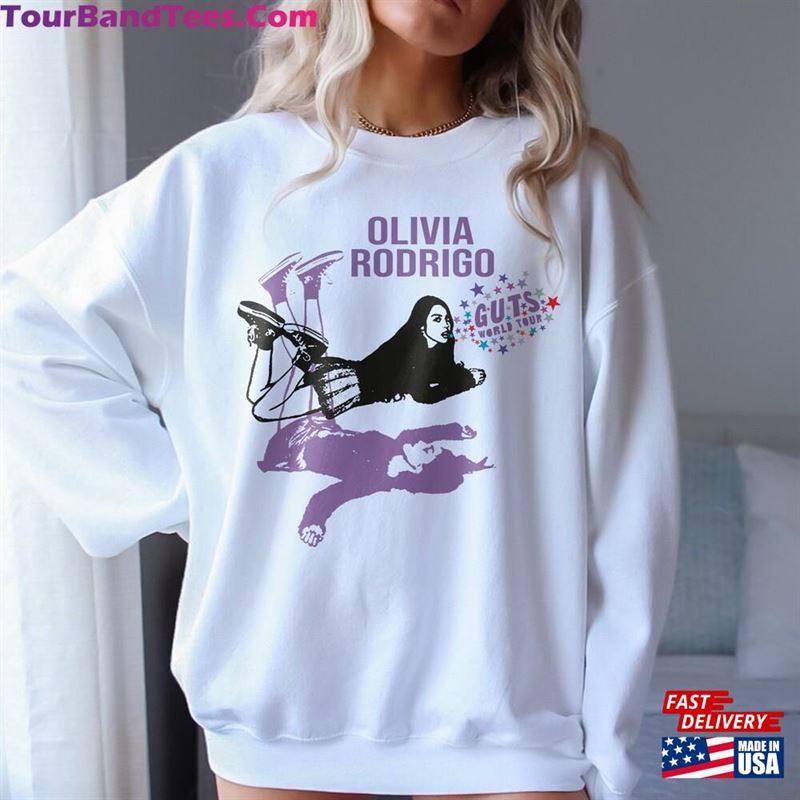 Retro Olivia Rodrigo Vintage 90S Graphic Tee Guts Tour T-Shirt Hoodie 29Uf192936 – Utopia Fashion