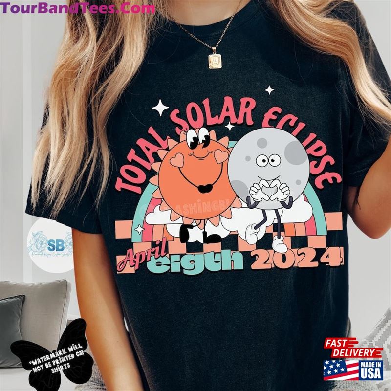 Retro Total Solar Eclipse Comfort Colors T-Shirt Hoodie 29Uf194388 – Utopia Fashion