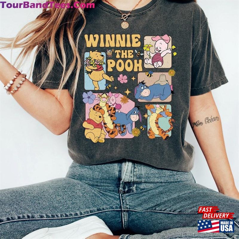 Retro Winnie The Pooh Comfort Color Shirt And Friends Disney Sweatshirt Classic 29Uf206784 – Utopia Fashion