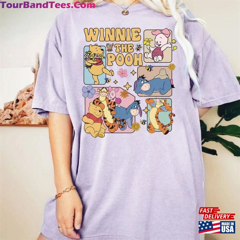 Retro Winnie The Pooh Comfort Color Shirt And Friends Disney Sweatshirt Classic 29Uf206784 – Utopia Fashion