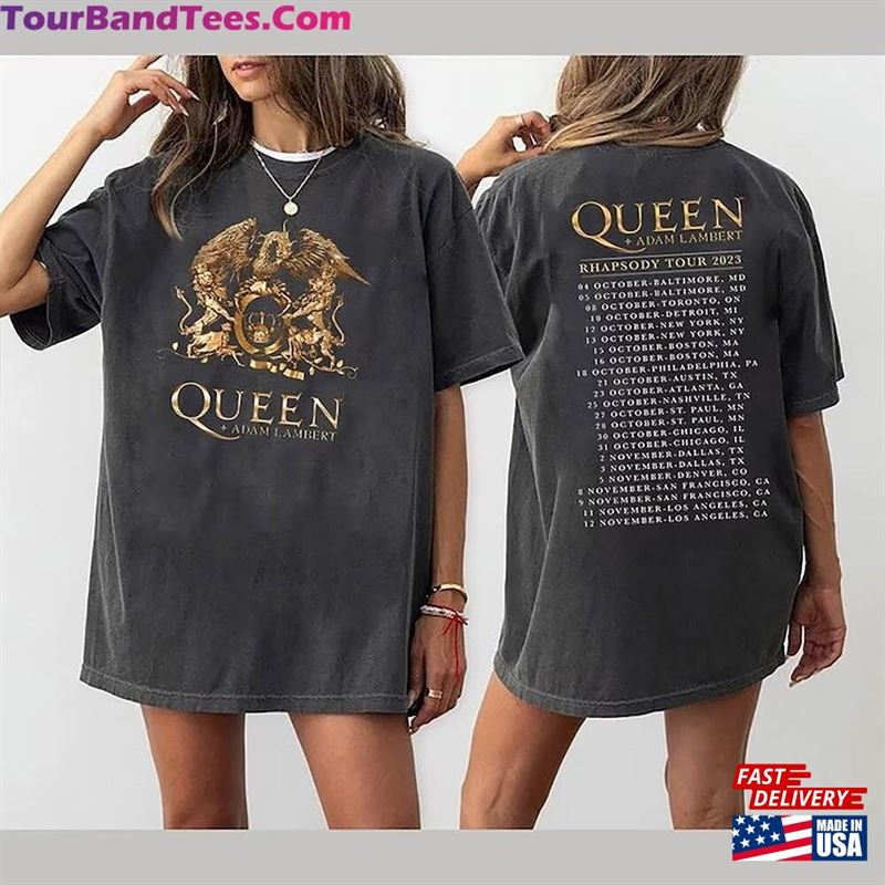 Rhapsody Tour Queen And Adam Shirt Band T-Shirt Lambert Classic Hoodie 29Uf192447 – Utopia Fashion