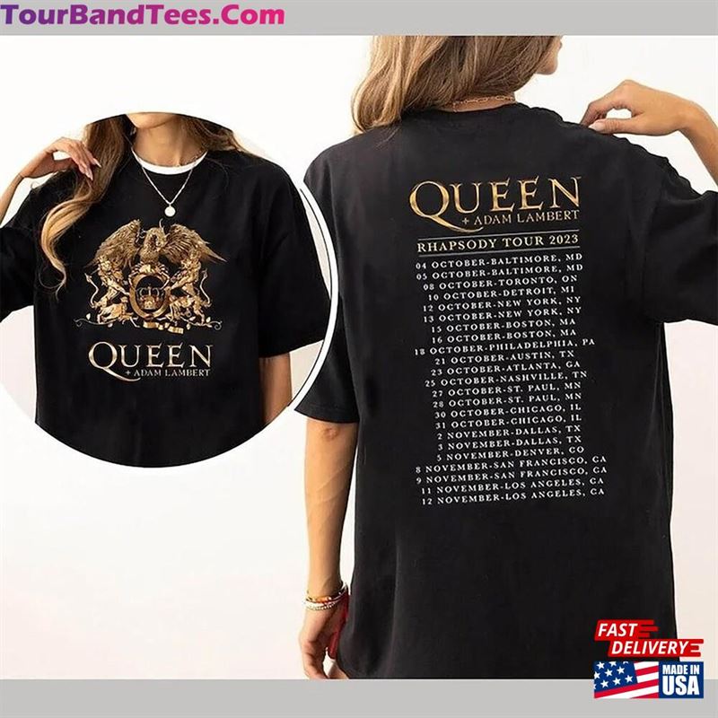 Rhapsody Tour Queen And Adam Shirt Band T-Shirt Lambert Classic Hoodie 29Uf192447 – Utopia Fashion