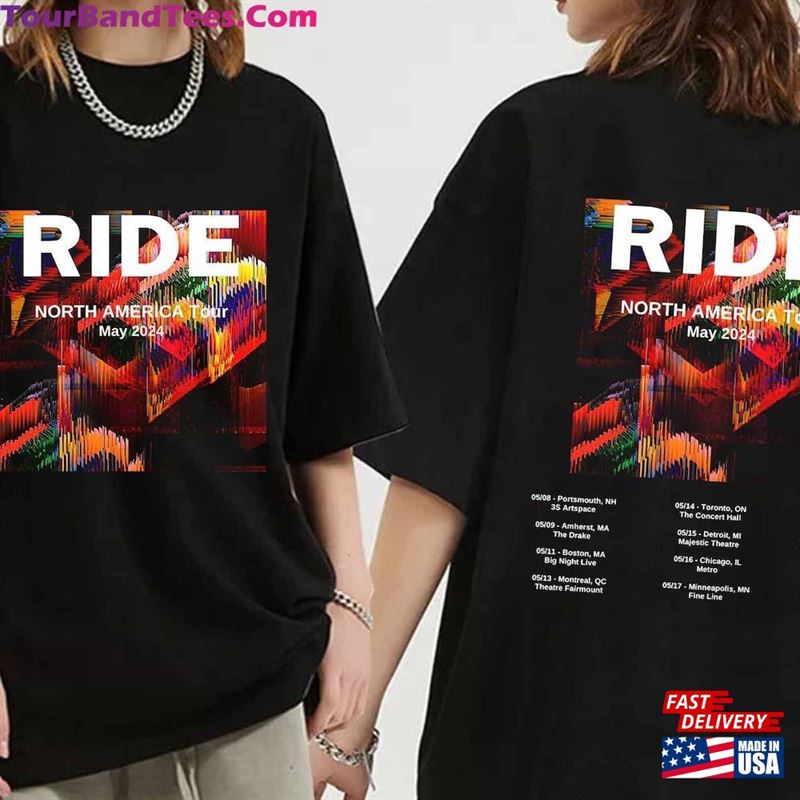 Ride Tour Shirt Band Fan North American Hoodie Sweatshirt 29Uf194119 – Utopia Fashion