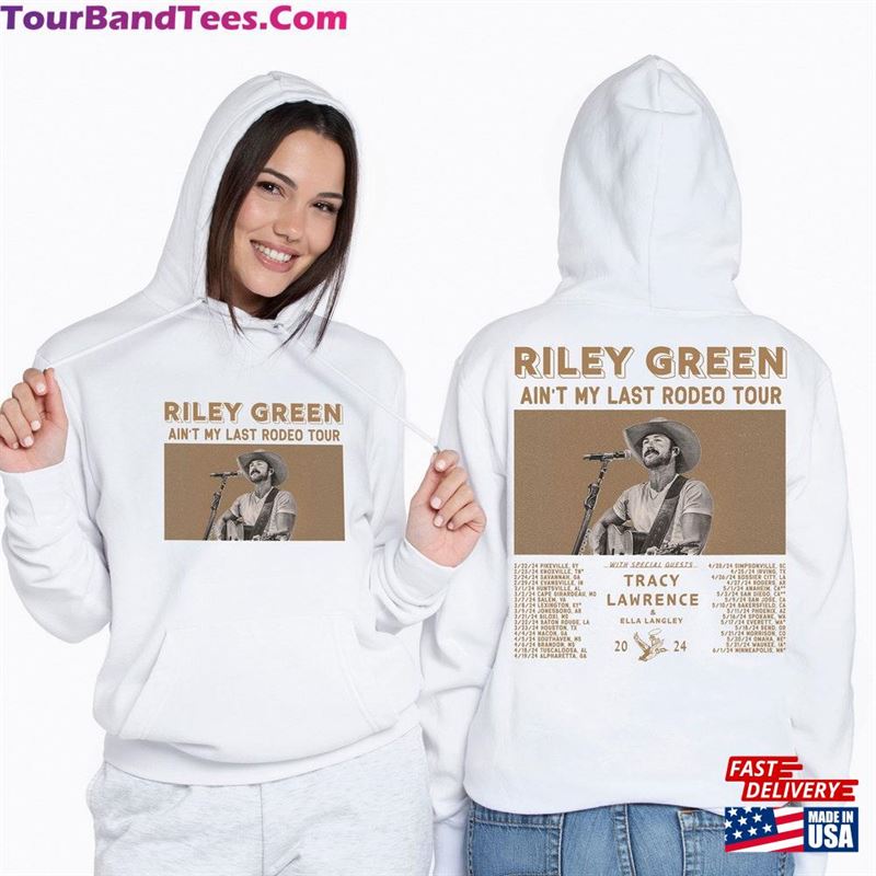 Riley Green Ain’T My Last Rodeo Tour Shirt Fan Concert T-Shirt Hoodie Unisex 29Uf193189 – Utopia Fashion