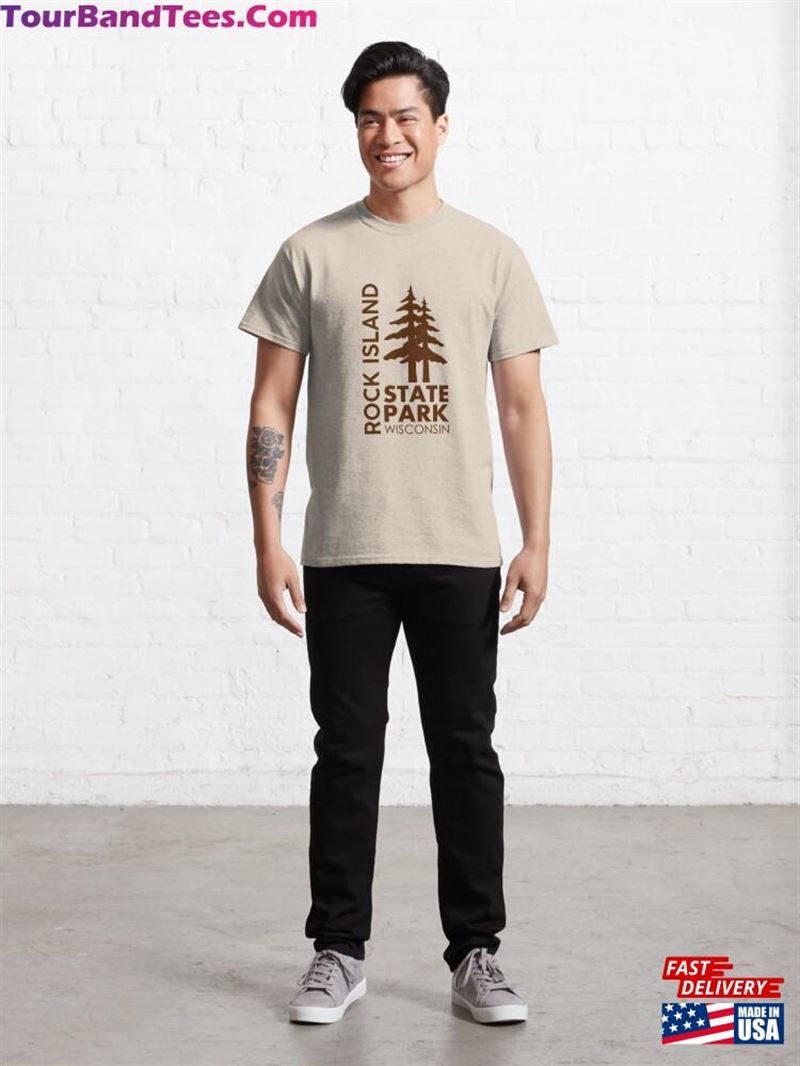 Rock Island State Park Wisconsin Pines Classic T-Shirt Unisex 29Uf192524 – Utopia Fashion