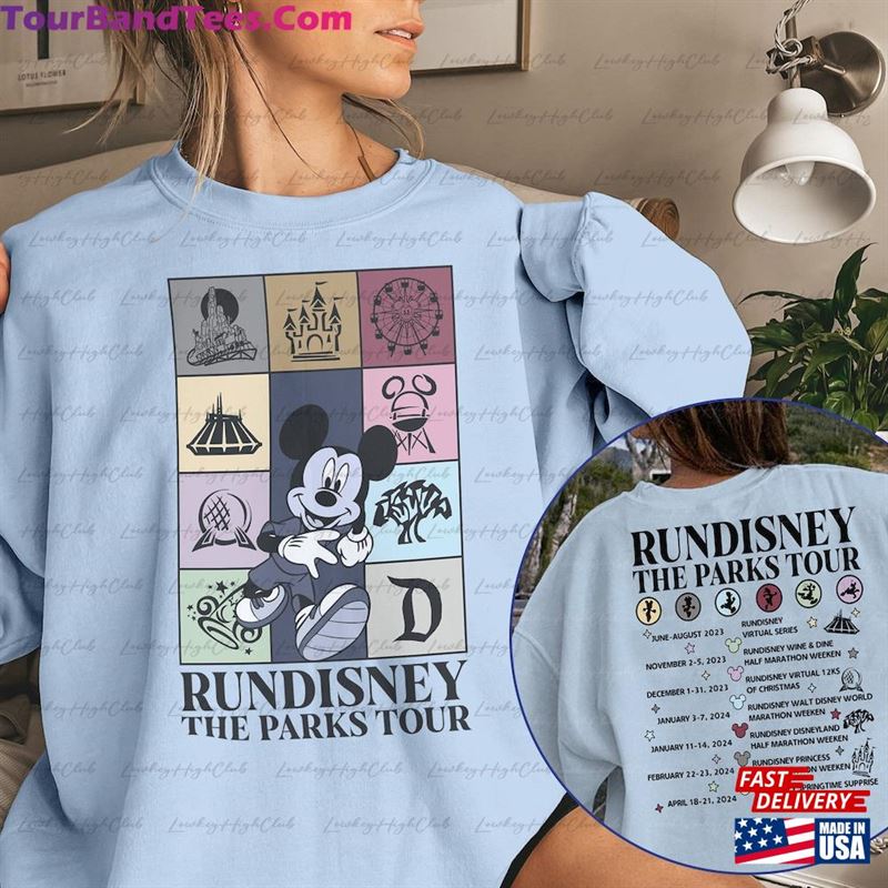 Rundisney The Parks Tour Sided Sweatshirt Disney Half Marathon Classic 29Uf192973 – Utopia Fashion