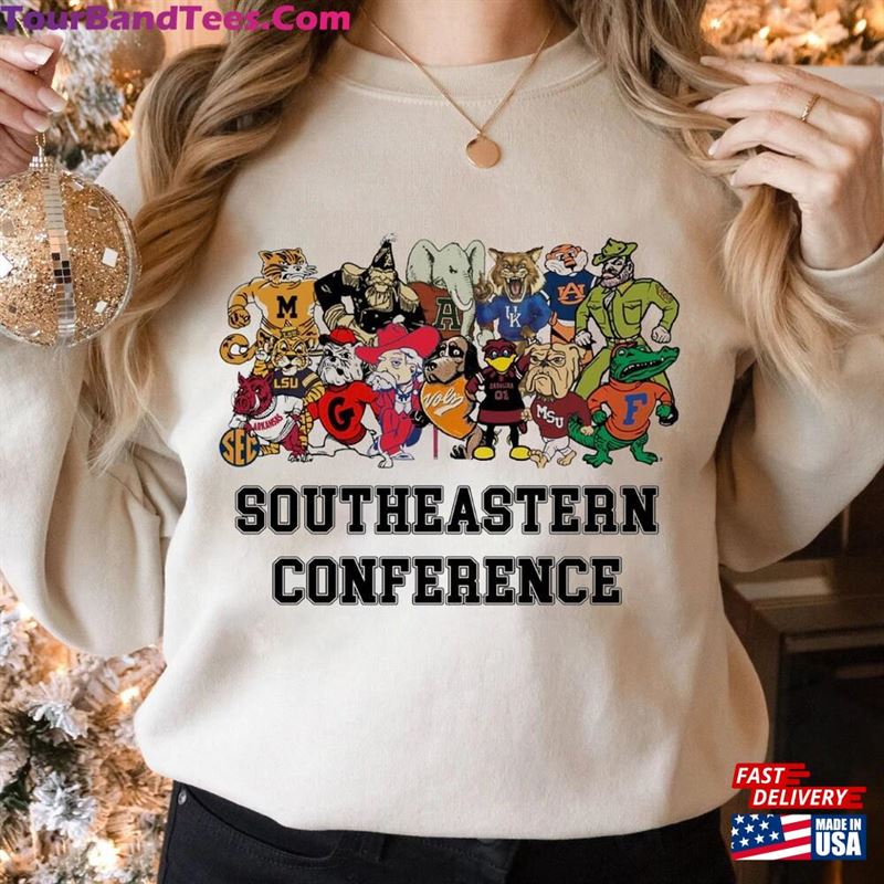 S E C Mascots Sweater Custom Football Cartoon Hoodie College Team Sweatshirt Classic 29Uf193968 – Utopia Fashion