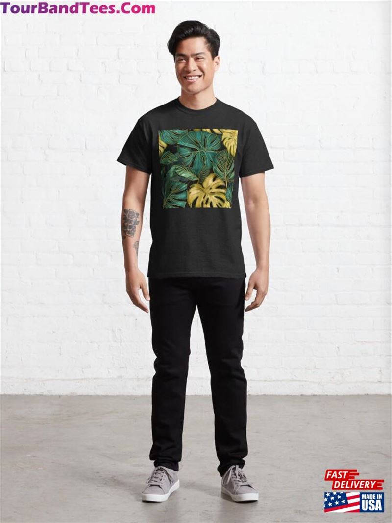 Seamlees Monstera Jungle Vibes Classic T-Shirt Sweatshirt Unisex 29Uf192583 – Utopia Fashion