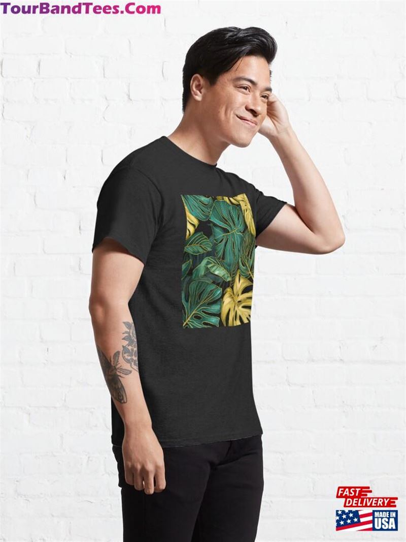 Seamlees Monstera Jungle Vibes Classic T-Shirt Sweatshirt Unisex 29Uf192583 – Utopia Fashion