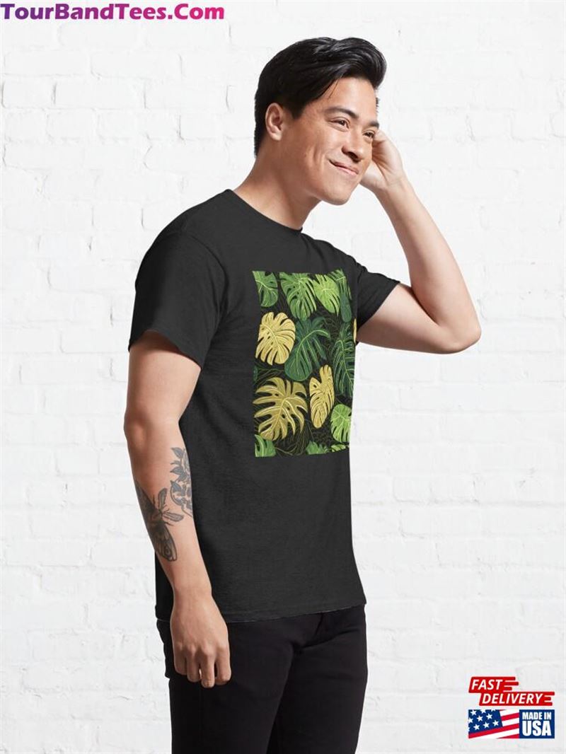 Seamlees Monstera Tropical Splendor Classic T-Shirt 29Uf211797 – Utopia Fashion