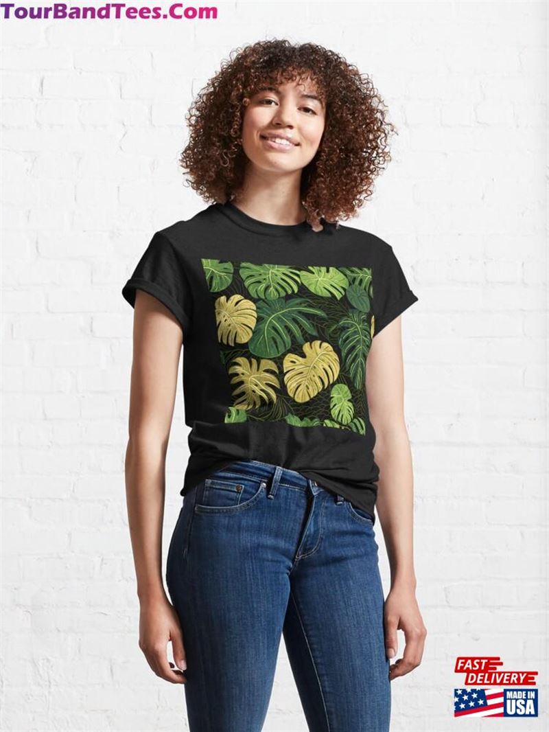 Seamlees Monstera Tropical Splendor Classic T-Shirt 29Uf211797 – Utopia Fashion