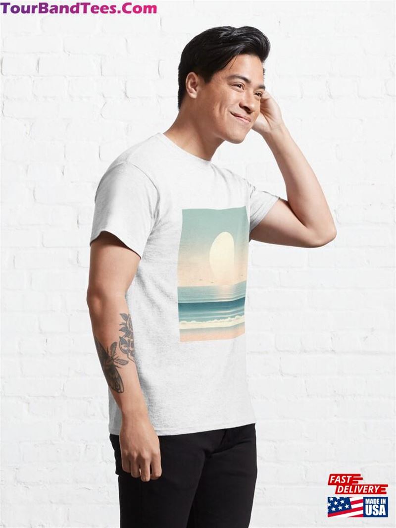 Serene Seascape Classic T-Shirt Unisex 29Uf201614 – Utopia Fashion