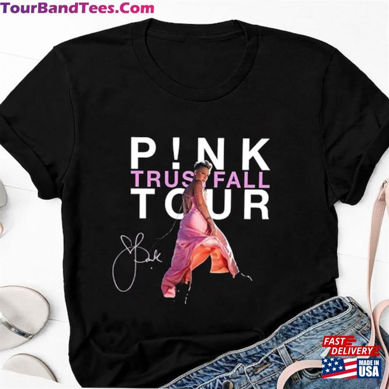 Signature Pink Trustfall Album Shirt Tour P!Nk Singer Fan Gift Unisex T-Shirt 29Uf194070 – Utopia Fashion