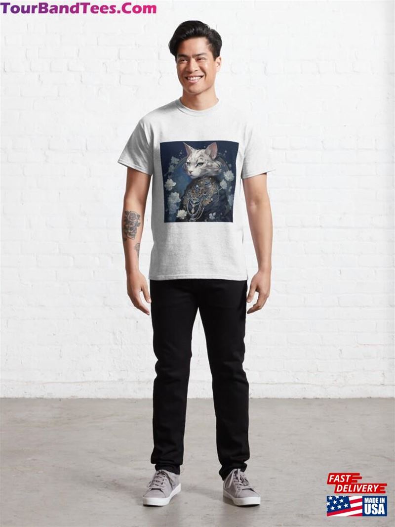 Silver Bengal Cat Art Classic T-Shirt Sweatshirt 29Uf194286 – Utopia Fashion