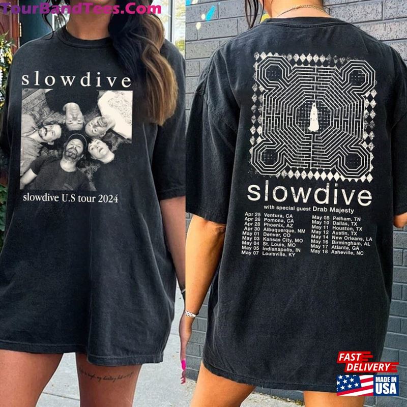 Slowdive Us Tour Tee Sweatshirt Hoodie T-Shirt 29Uf211913 – Utopia Fashion