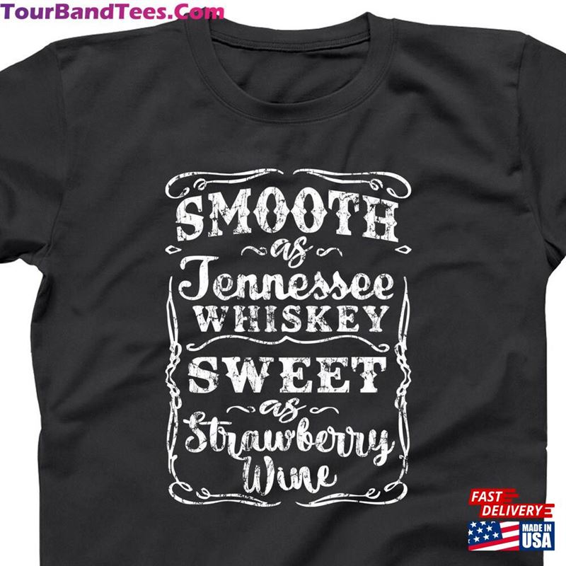 Smooth Tennessee Whiskey Sweet Strawberry Wine Top Country Tour Pop Culture Retro Tee Mens Womens Hoodie Sweatshirt 29Uf206988 – Utopia Fashion