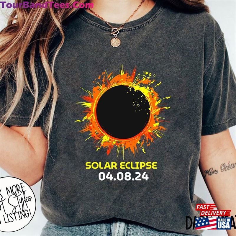 Solar Eclipse April 8Th T-Shirt Spring Tee North America Tour Sweatshirt Classic 29Uf211456 – Utopia Fashion