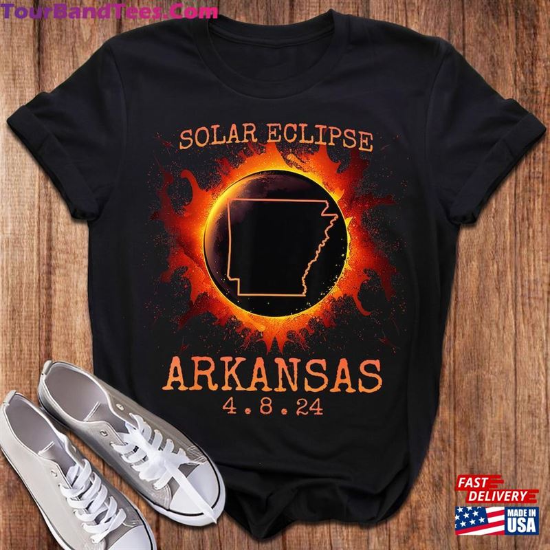 Solar Eclipse Arkansas T-Shirt April Total Group Matching Shirt Environment Shirts Hoodie 29Uf193026 – Utopia Fashion