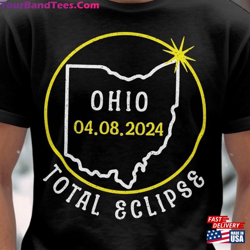 Solar Eclipse Ohio America Tour Shirt April 8Th T-Shirt Classic 29Uf192639 – Utopia Fashion