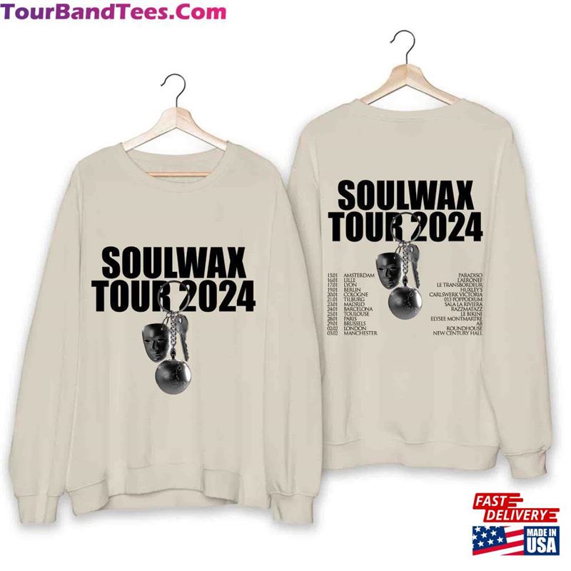 Soulwax Tour Shirt Band Fan Concert T-Shirt Unisex 29Uf192174 – Utopia Fashion