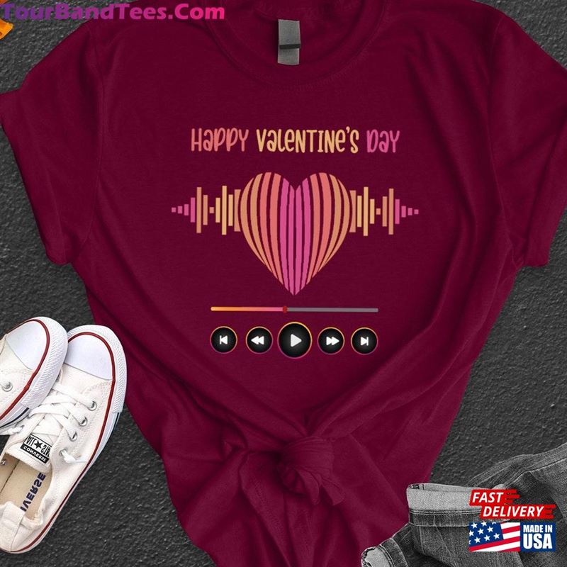 Sound Of Love T-Shirt Music Shirt Funny Valentine Hoodie Classic 29Uf206871 – Utopia Fashion