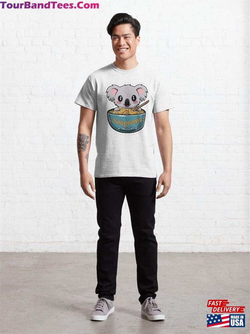 Soupreme Cute Koala Eating Noodle Soup Classic T-Shirt Hoodie 29Uf192983 – Utopia Fashion