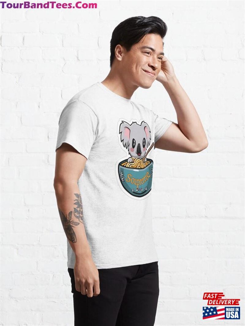 Soupreme Cute Koala Eating Noodle Soup Classic T-Shirt Hoodie 29Uf192983 – Utopia Fashion